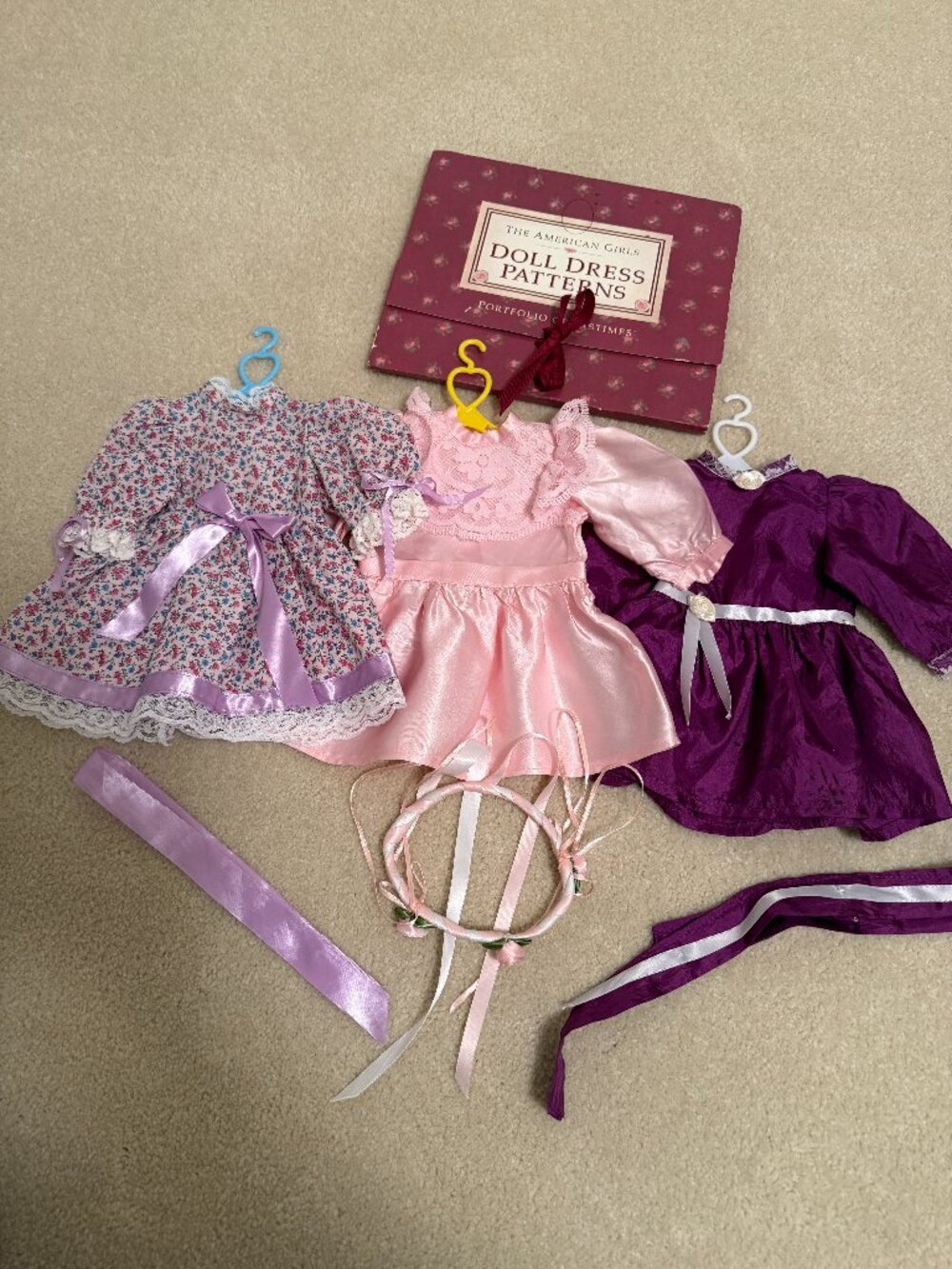 American Girl Doll - Vintage Handmade Outfits and patterns